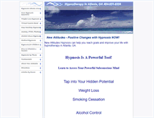 Tablet Screenshot of newattitudehypnosis.com